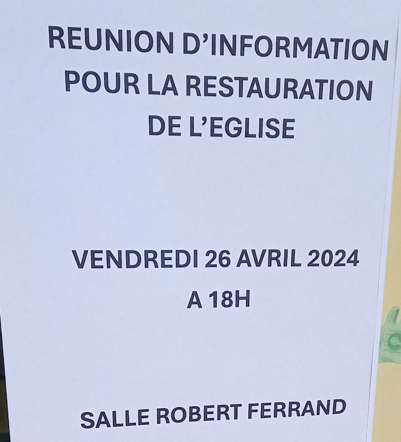 Affiche d'alerte à la population.